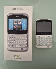 HTC Cha Cha White Android Mobile Phone Vintage Collectible Working