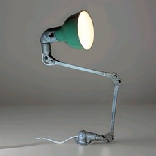 Vintage Mek Elek Anglepoise Desk Lamp Industrial Engineers Enameled Workshop