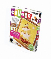 ELF887001 - * Fantazer - Wood Collage - Th e Boat
