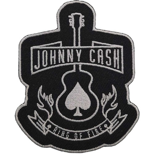 Johnny cash iron standard - iron-on,