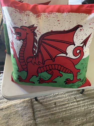 Welsh dragon red white green
