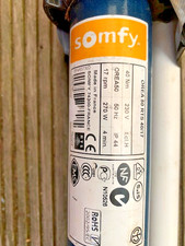 Somfy Orea 50 RTS tubular motor, 40Nm, 17rpm with remote control, fully working.