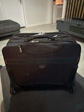 Wenger Luggage Patriot Black Laptop Work Bag On Wheels Travel Suitcase