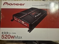 Pioneer Gm-A4704 Car Audio Amplifier 4 Channel 520w Unopened . Mint Condition!