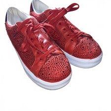 Ecko Red Rhinestone Sneakers