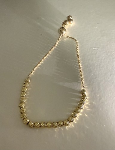 9ct yellow gold large bead - 9ct,
