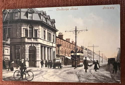 Antique postcard grimsby lincs - antique,