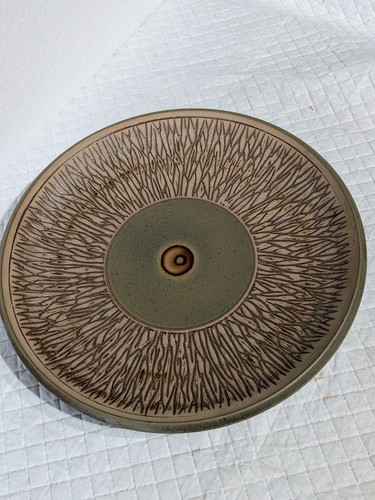 Purbeck pottery 12inch plate - purbeck,