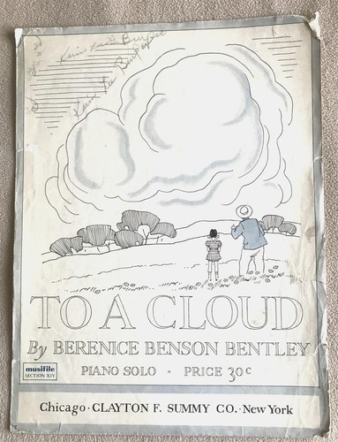 Cloud piano solo sheet - a,