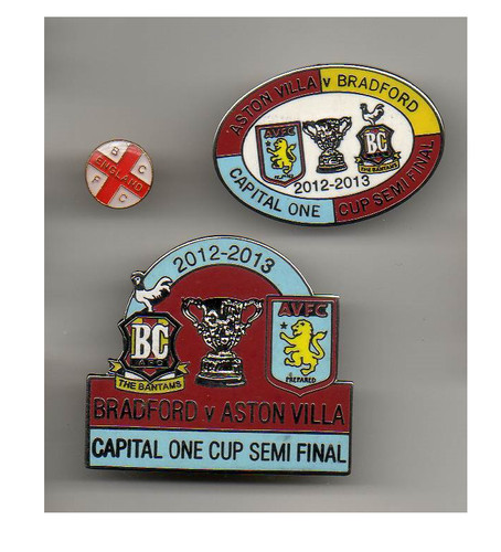 Three vintage bradford city - vintage,