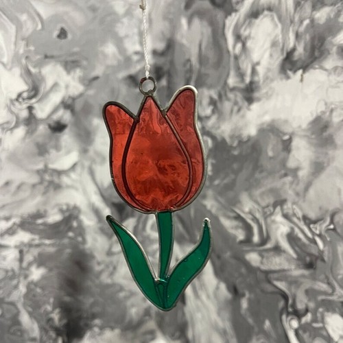 Stained glass effect flower - stained,