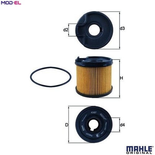 Fuel filter 87d - for, fiat