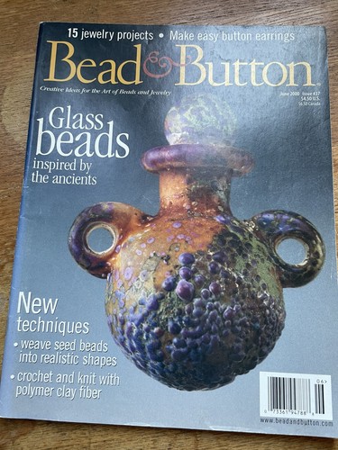 Bead button magazine - button, april