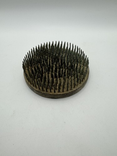 Vintage round lead metal - vintage,