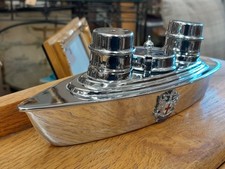 Vintage Art Deco Chrome Ocean