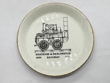 VINTAGE STOCKTON & DARLINGTON RAILWAY 1825 COMMEMORATIVE DISH PRINCE WILLIAM