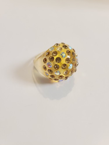 Lucite acrylic rhinestone dome - lucite,