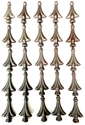 Weldable metal rail heads - 25,