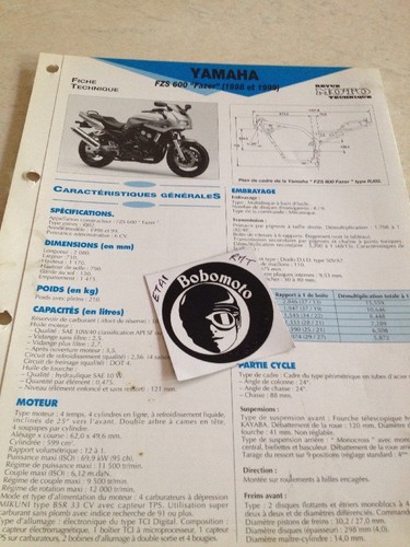 Yamaha fzs600 fazer rj02 - yamaha,