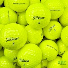 Titleist Pro V1 Golf Balls (Yellow) - 12 Pack Mint/Grade A Lake Balls - FREE P&P