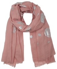 Winter Festive Ladies Women's Metallic Glitter Foil Christmas Scarf Scarves Wrap