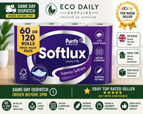 120 toilet rolls ply - 60/120,