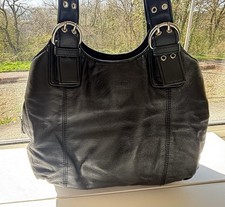 Casa Di Borse Black Leather