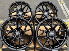 Alloy Wheels 19" RS9 For Skoda Elroq Enyaq Karoq Kodiaq Octavia 5x112 Black