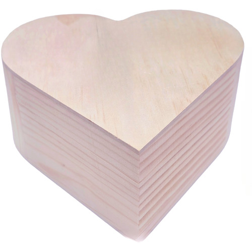 Small heart shaped wooden - heart,