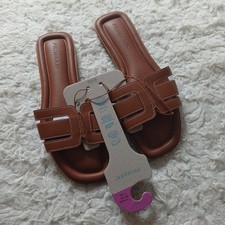 Primark Flat Sandals 5 Brown