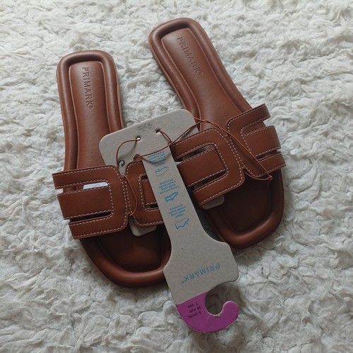 Primark flat sandals brown - primark,