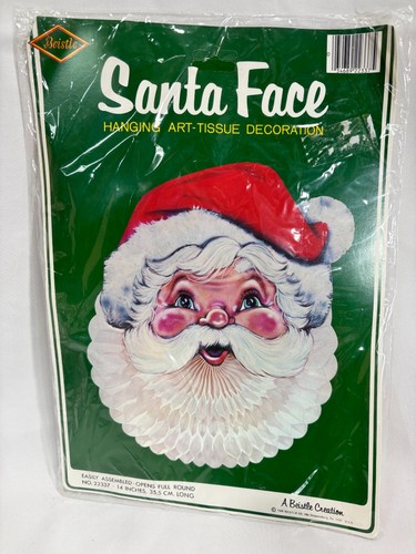 Beistle christmas santa face - 2,