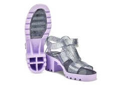 Ladies jelly shoes heels