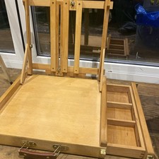 A4 Wooden Table Top Box Easel