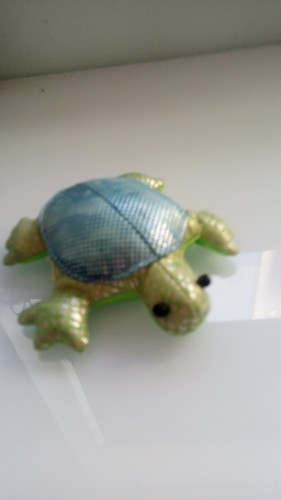 Sand filled turtle green - filled,