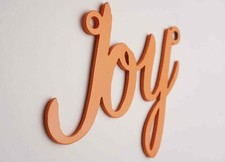 'Joy' - Steel Metal Hanging
