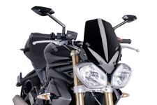 Puig Black New Generation Sport Screen Triumph Street Triple 675 RX 2015-2016