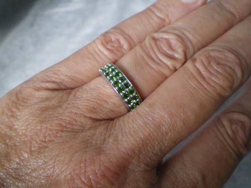 Chrome diopside ring size - chrome,