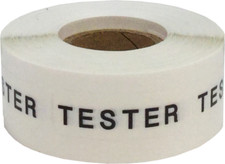 Clear with Black Tester