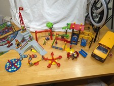 Playmobil Playground, Skate Park, Set Including, Bus,Figures and Accessories