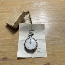 Vintage German Suprex Mileage Pedometer with instructions and original box