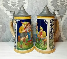 2X Vintage Decorative Beer