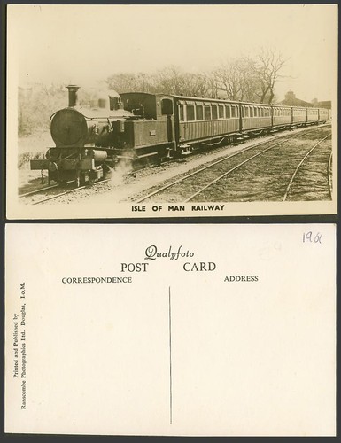 Isle man railway - man, locomotive