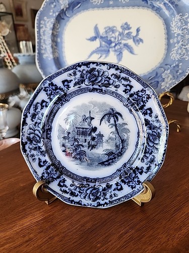 Antique flow blue black - antique,