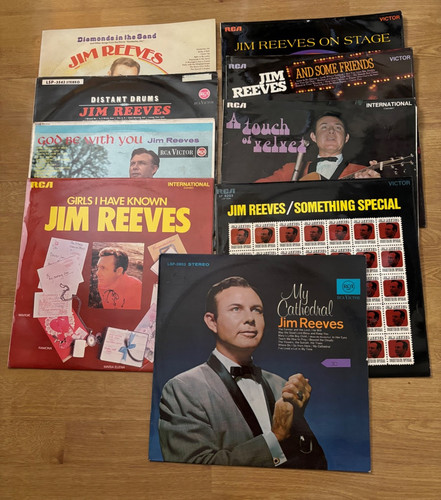 Jim reeves vinyl record - reeves,