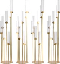 MYOYAY 3 Sets Gold 7-Arm Floor