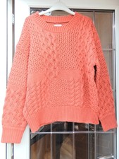 LADIES RUST"JOE BROWNS " SOFT LONG SLEEVED  CABLED JUMPER 18 BNWOT