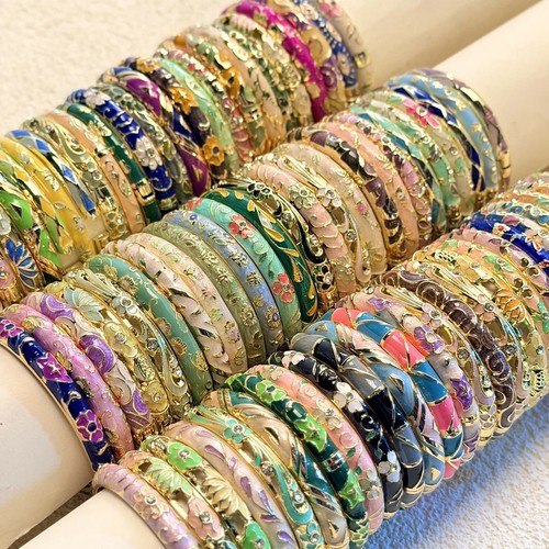 Vintage enamel cloisonne - enamel, style