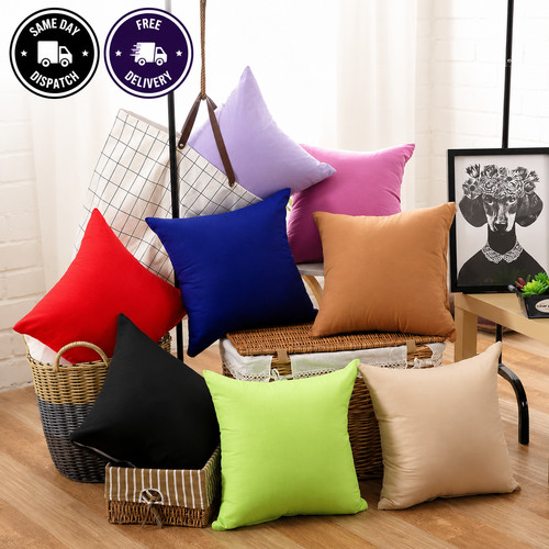 Plain cushion covers solid - cushion,