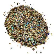 Paua shell pieces glitter - paua, glitter-